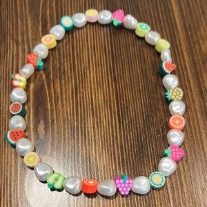 Y2K Fruit Bead Choker